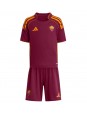 AS Roma Artem Dovbyk #9 Kotipaita Lasten 2025-26 Lyhythihainen (+ shortsit)